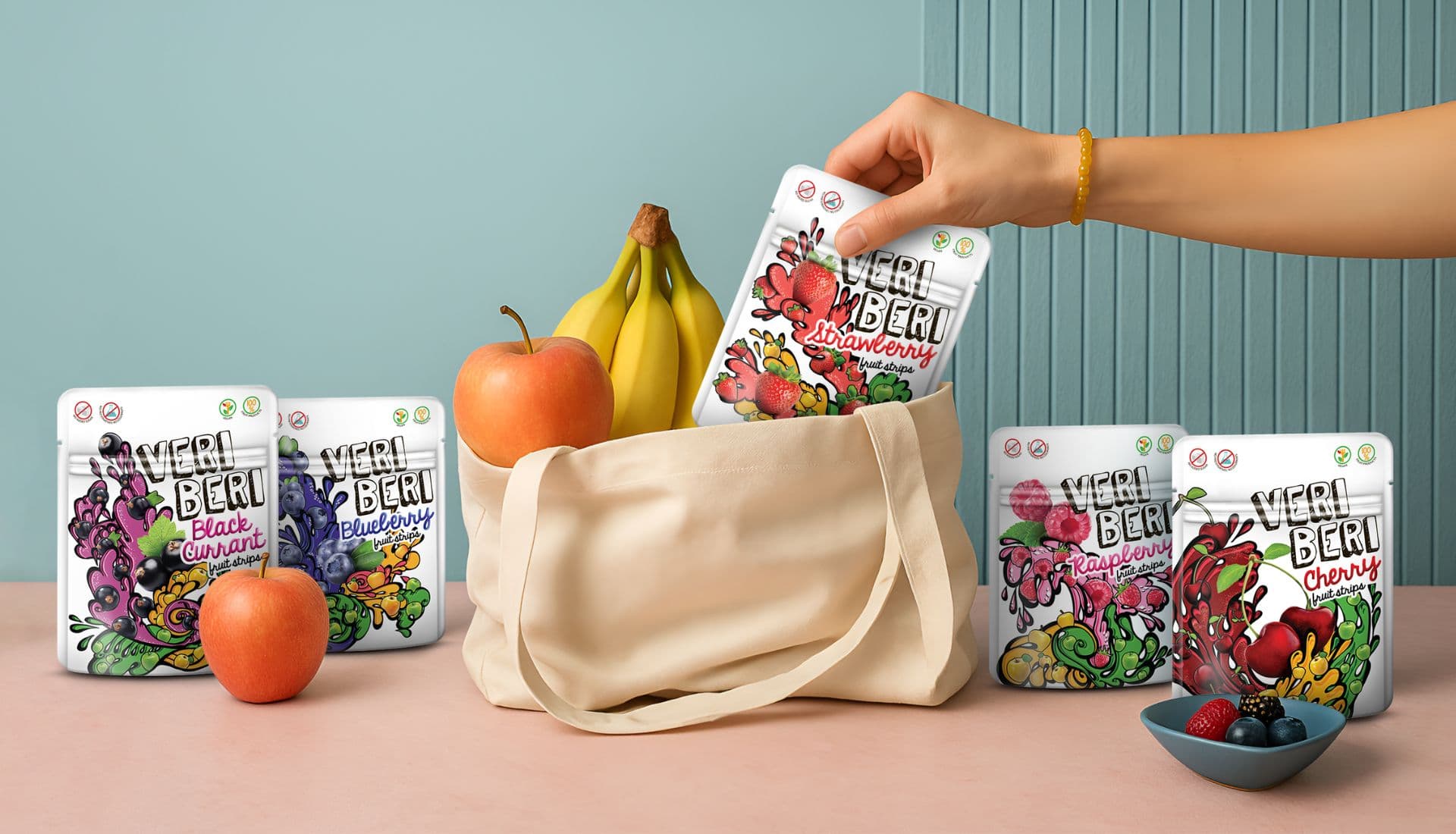 Jeleurile Veri Beri – varianta sănătoasă de snack care cucerește România